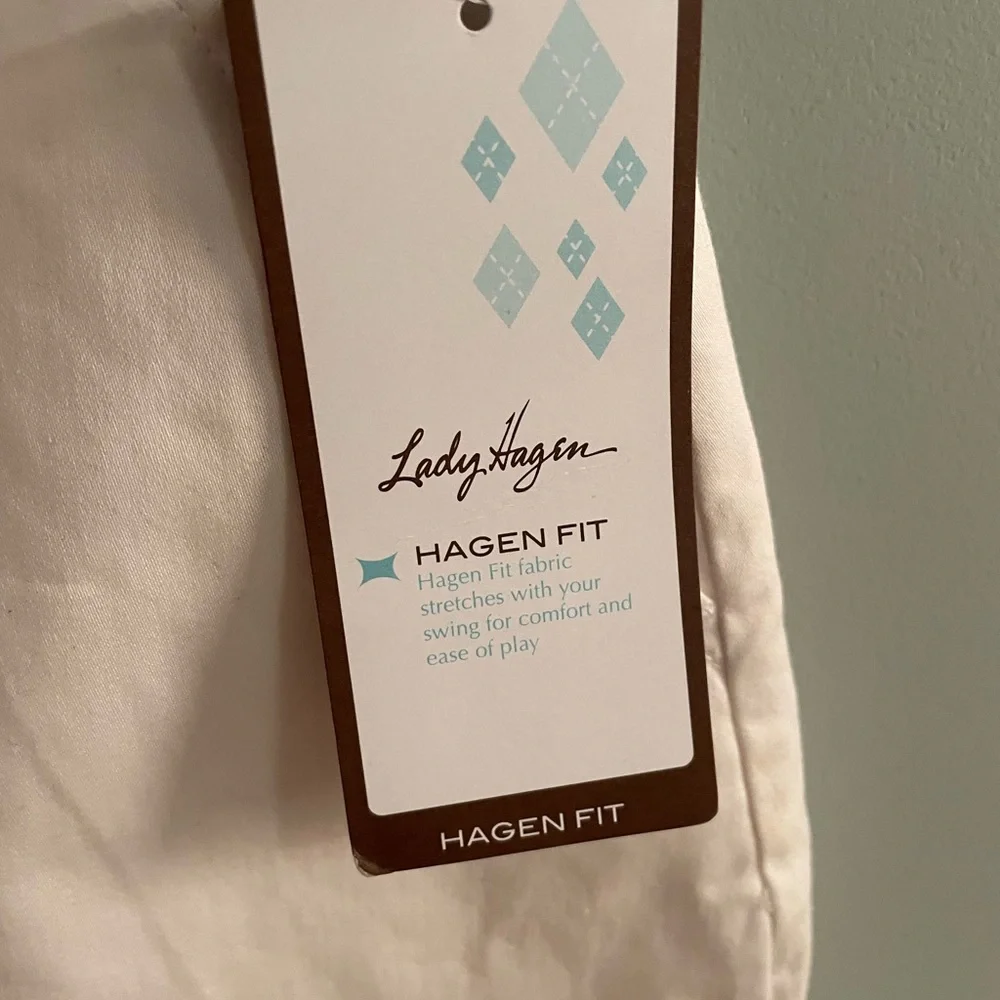 Lady Hagen Golf Skort  NWT size 6 White L=17” W=32” - Picture 6 of 11